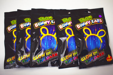 Purple Glow Stick Bunny Ears- Single Retail Packs